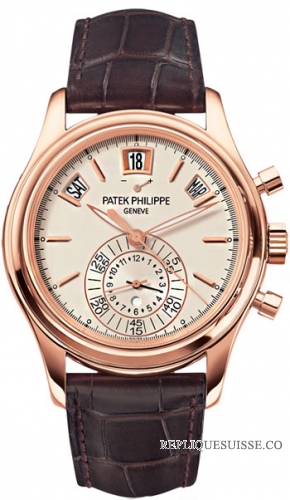 Patek Philippe Complications Chronographe Cadran En Opaline Blanche 5960R-011 Montres Copie