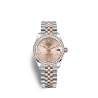 Rolex Datejust 31 Oystersteel or Everose 18 ct M278381RBR-0002 Rose cadran couleur
