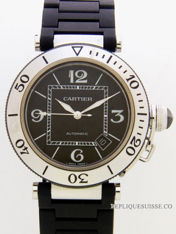 Cartier Pasha Seatimer Automatique Hommes w31077u2 Montre Réplique [20141108233]