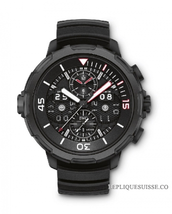 Copie Montre IWC Aquatimer Quantieme Perpetuel Numerique Date-Mois Edition 50 Ans Aquatimer IW379403