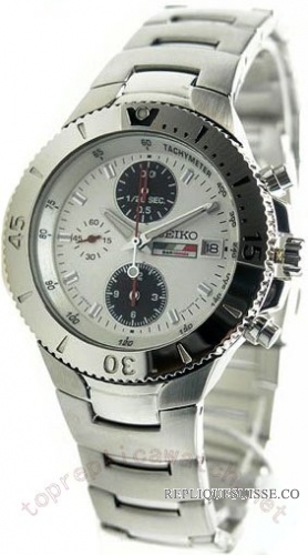 Seiko Chronographe Criteria BAR Honda Formula 1 acier Silver Hommes Montre Réplique