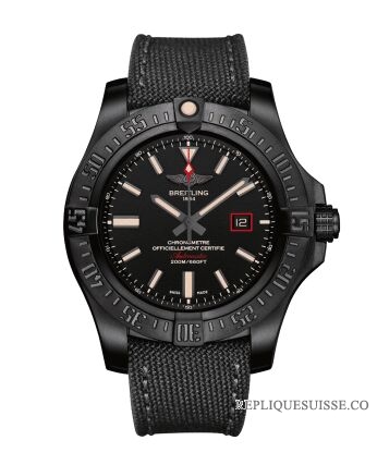 Copie Montre Breitling Avenger Blackbird 44 Noir titane V1731110/BD74/109W/M20BASA.1