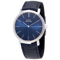 Piaget Altiplano cadran bleu cuir bleu hommes G0A42105