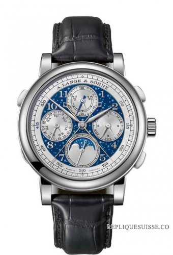 Copie Montre A. Lange & Sohne 1815 Rattrapante Calendrier perpetuel Handwerkskunst 421.048FE