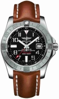 Breitling Avenger II GMT cuir Strap Deployant Buckle Montre Réplique