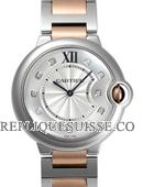 Cartier Ballon Bleu Or/acier unisexe W69008Z3 Montre Réplique