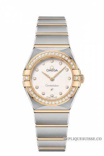 OMEGA Constellation Acier or jaune Diamants 131.25.25.60.52.002