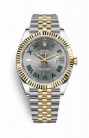 Copie Montre Rolex Datejust 41 Jaune Rolesor Oystersteel Or jaune 18 ct 126333 Slate Cadran m126333-0020