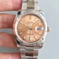 Réplique Rolex Datejust en acier de 36mm Rose Dial bracelet Oyster 116234 PIO