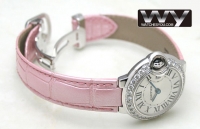 Cartier Ballon Bleu Diamants Pink Dames WE900351 Montre Réplique