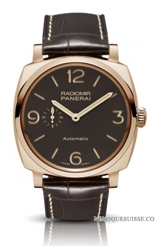 Panerai Radiomir 1940 3 Days Automatique Oro Rosso Montre Réplique