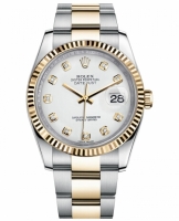 Réplique Rolex Datejust 36mm acier et or blanc Dial 116233 WDO