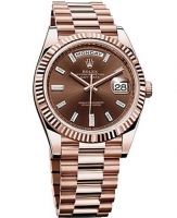 Rolex Oyster Perpetual Day Date 40 228235 Pink Gold Montre Réplique