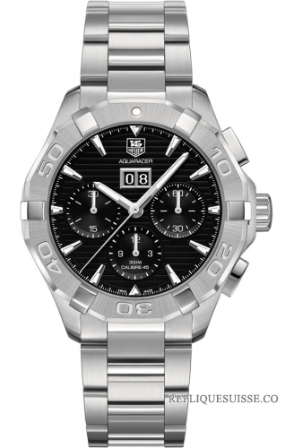 TAG Heuer Réplique Aquaracer Noir Dial Acier inoxydable Automatique CAY211Z.BA0926