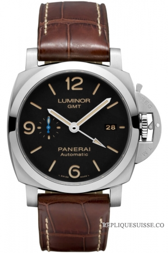 Copie Montre Panerai Luminor 1950 3 Jours GMT Automatique Acciaio 44mm PAM01320