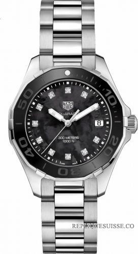 Copie Montre Tag Heuer Aquaracer Quartz Mesdames 35mm Mesdames WAY131M.BA0748