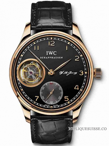 IWC Portuguese F.A. Jones Hand-Wound Tourbillion IW544703 Montre Réplique