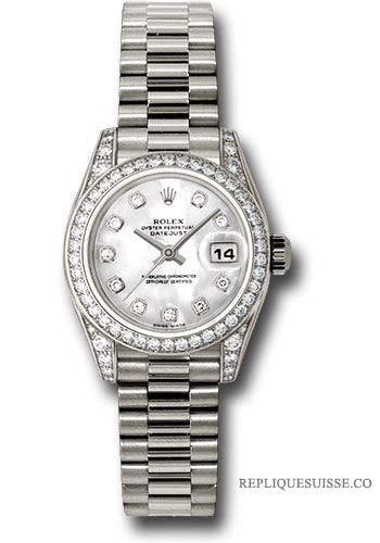 Rolex Datejust Lady Or 26mm President 179159 mdp Montre Réplique