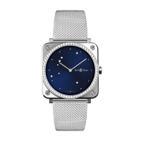 Bell Ross BR S 39 mm en acier inoxydable femme BRS-EA-ST-LGD/SST