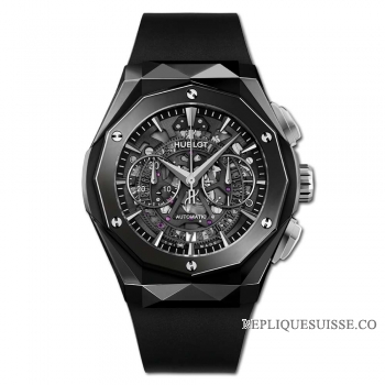 Réplique Hublot Classic Fusion Aerofusion Chronographe Orlinski Black Magic