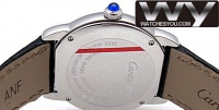 Cartier Tank Ronde Solo cuir Dames W6700155 Montre Réplique