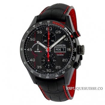 TAG Heuer Réplique Carrera Calibre 1887 Automatique Chronographe CV2A82.FC6237