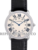 Cartier Ronde Louis Or Diamants Hommes WR000551 Montre Réplique