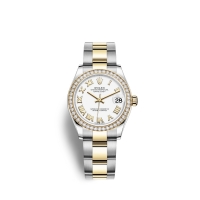 Rolex Datejust 31 Oystersteel or jaune 18 ct M278383RBR-0001 cadran blanc