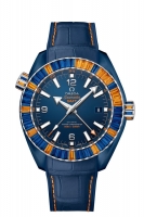 OMEGA Seamaster Blue en ceramique 24 heures GMT 215.98.46.22.03.001