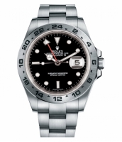 Réplique Cadran Rolex Explorer II en acier inoxydable noir 16570 BK