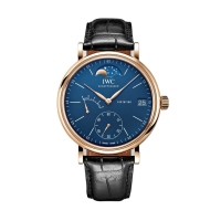 Copie Montre IWC Portofino edition de phase de lune de blessure a la main 150 ans IW516407