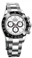 Réplique Rolex Cosmograph Daytona 116500 Blanc Dial Oyster de acier inoxidable