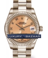 Rolex Datejust 31mm (WG/Salmon/WG-President) 178279 Montre Réplique