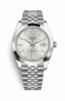 Copie Montre Rolex Datejust 41 Oystersteel 126300 argent cadran m126300-0004