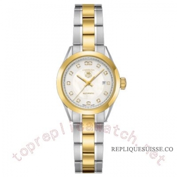 TAG Heuer Damesarrera Inoxydable acier and 18K yellow WV Montre Réplique