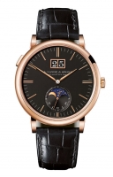 Copie Montre A. Lange & Sohne Saxonia Moonphase Or Rose/Noir 384.031