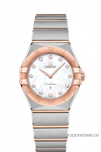 OMEGA Constellation Steel Sedna Gold Diamonds 131.20.28.60.55.001
