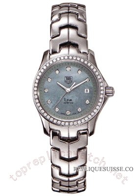 TAG Heuer Dames Link Quartz Diamant th_WJF131F.BA0572 Montre Réplique