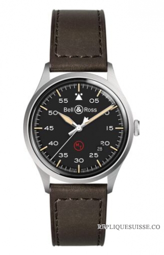 Copie Montre Bell & Ross Vintage BR V1-92 Militaire BRV192-MIL-ST-SCA