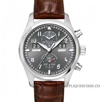 IWC d\'Aviateur Spitfire Calendrier Perpetuel Automatic hommes IW379107 Montre Réplique