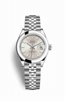 Copie Montre Rolex Datejust 28 Oystersteel Argent Cadran m279160-0005