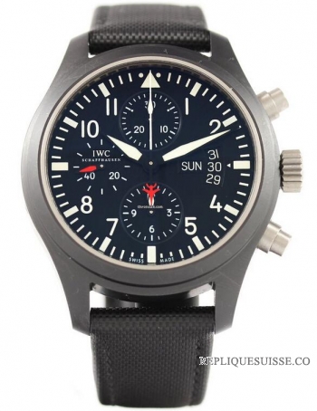 IWC Classique Pilot TOP GUN Chronographe IW378901 Montre Réplique [1409100592]