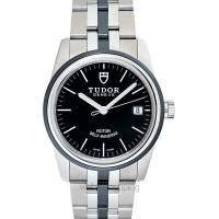 Tudor Glamour Date 55010N-68050N Noir Unisexe