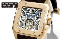 Cartier Santos 100 Flying Tourbillon W2020019 Montre Réplique