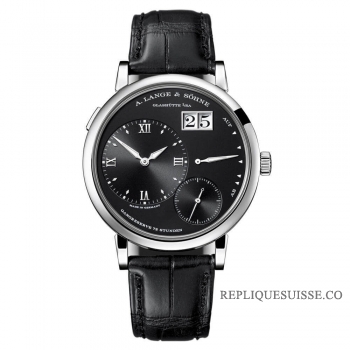 Copie Montre A. Lange & Sohne Saxonia Calendrier Annuel Argent Cadran Mens 117.028