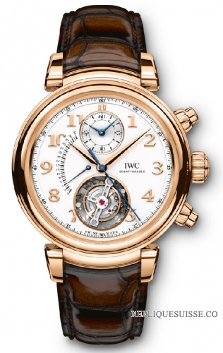 Copie Montre IWC Da Vinci Tourbillon Retrograde Chronographe IW393101