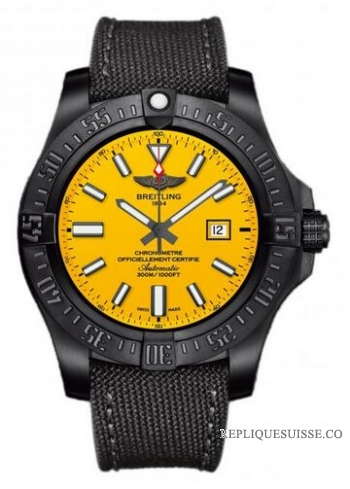 Copie Montre Breitling Avenger Blackbird edition limitee Titanium V173104T/I524/100W/M20BASA.1