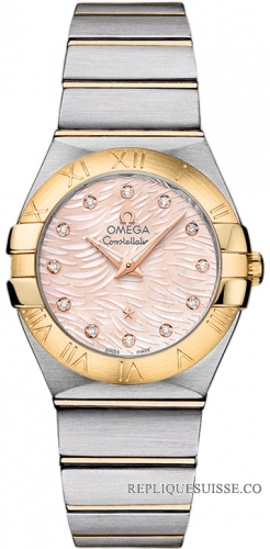 Omega Constellation Brushed (27mm) Quartz 123.20.27.60.57.005 Montre Réplique