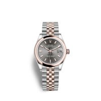 Rolex Datejust 31 Oystersteel Or Everose 18 ct M278241-0018 Cadran rhodie fonce