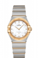 OMEGA Constellation Acier or jaune Diamants 131.20.28.60.55.002